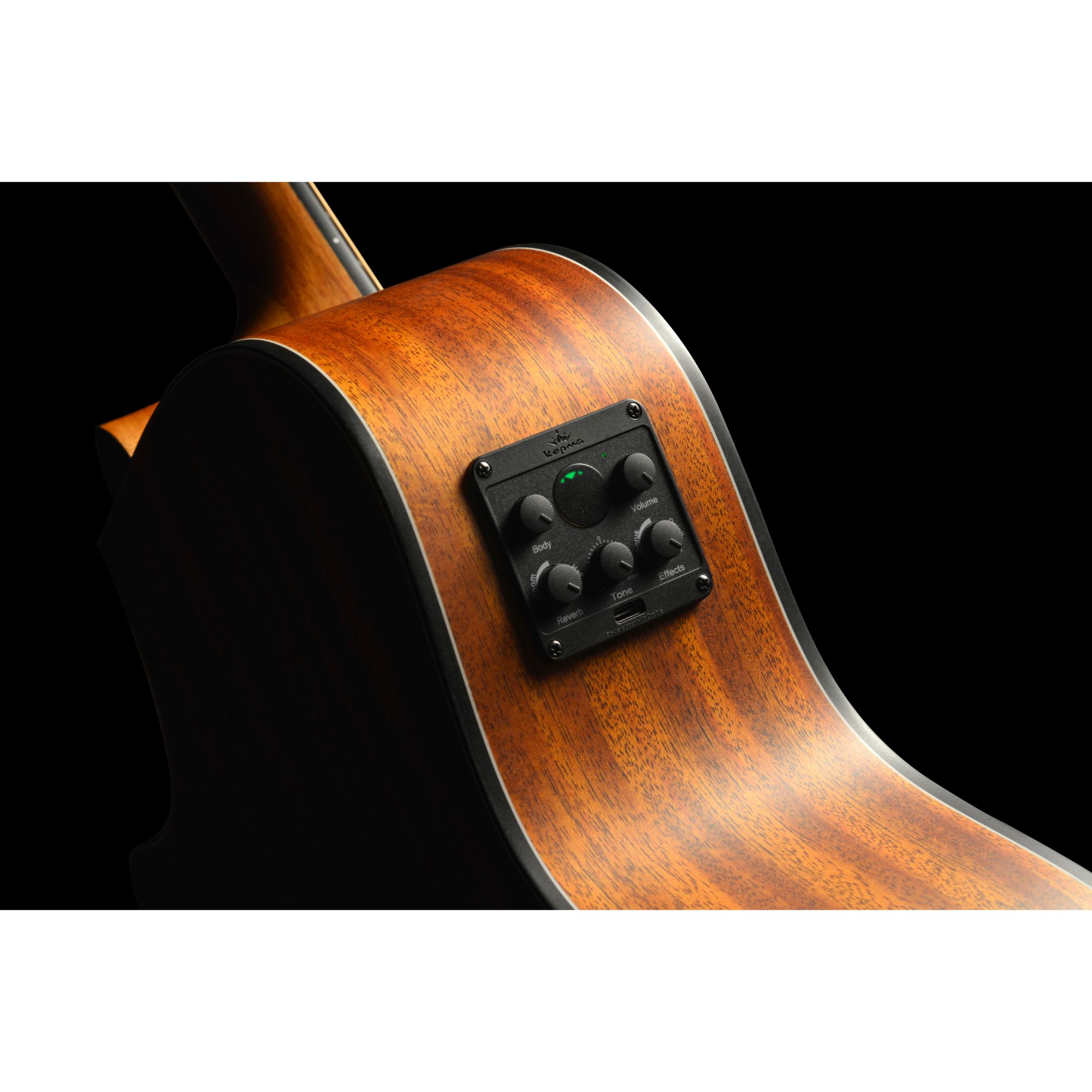 Kepma F0E GA Acoustic Guitar - Cherry Burst